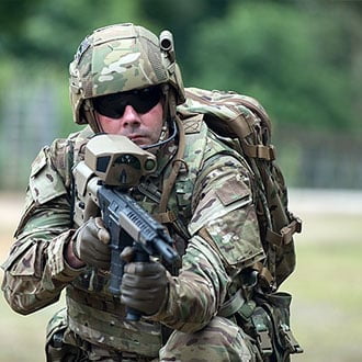 military outdoor uniform application