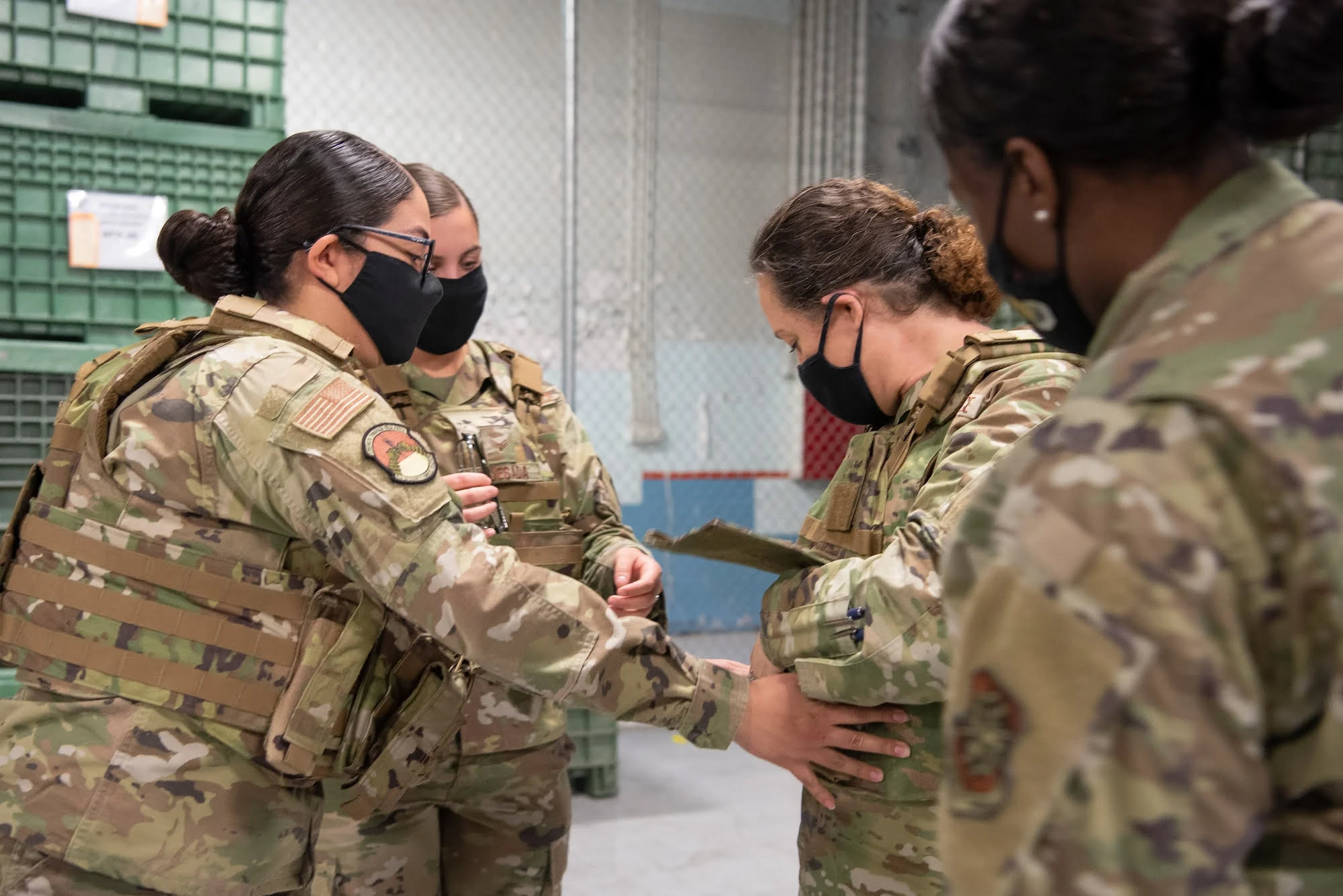 6th security forces squadron airmen 28left 29 assist