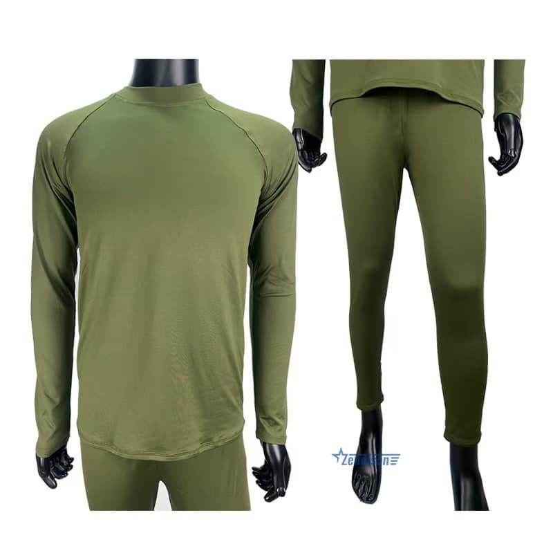 thermal underwear army green