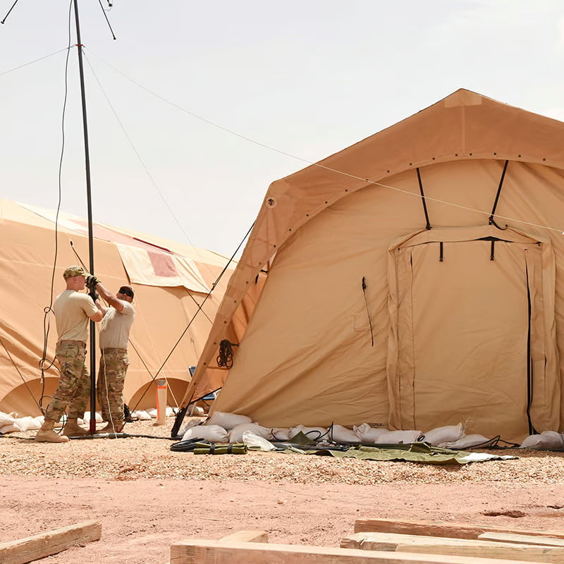 command and control tents