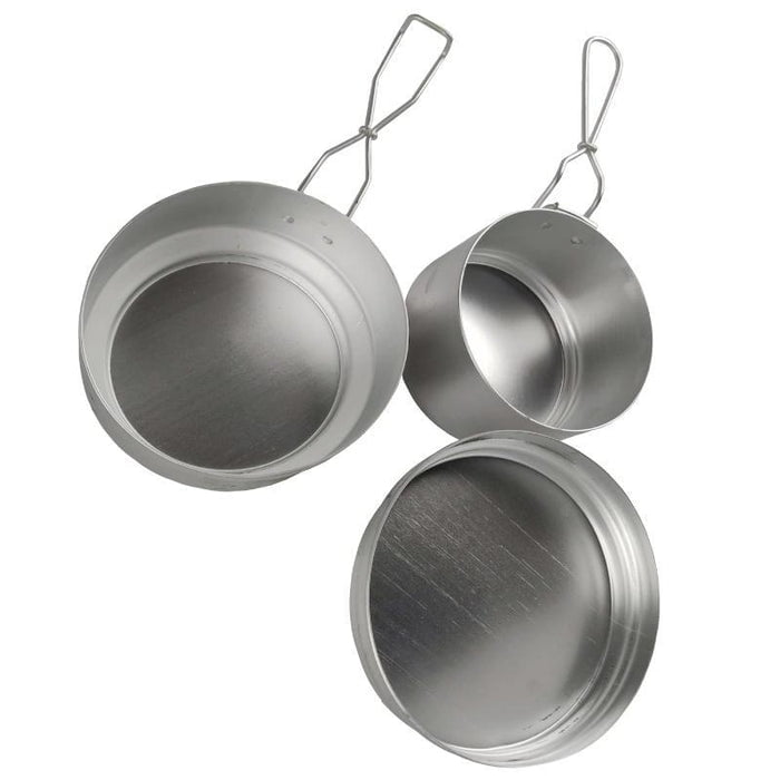 czech style stainless steel mess kit