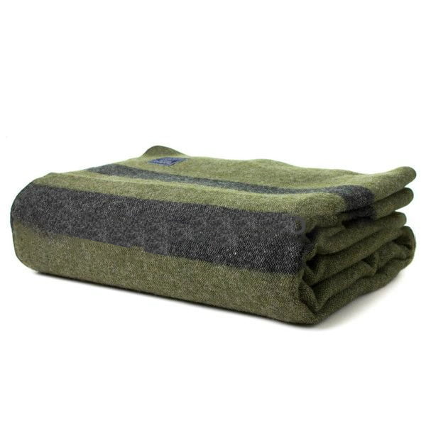 30 wool 70 polyester blended army military blanket