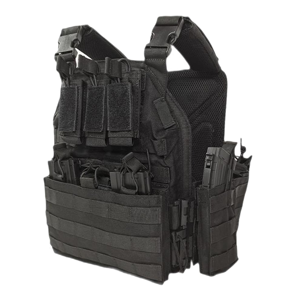 black quick release plate carriers