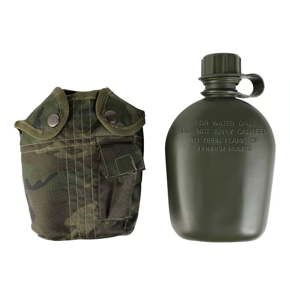 high quality custom outdoor canteen pe water bottle with belt