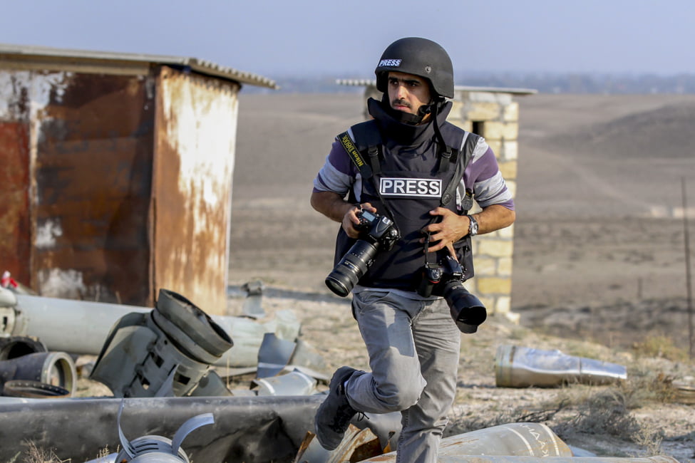 journalists in conflict zones plate carriers