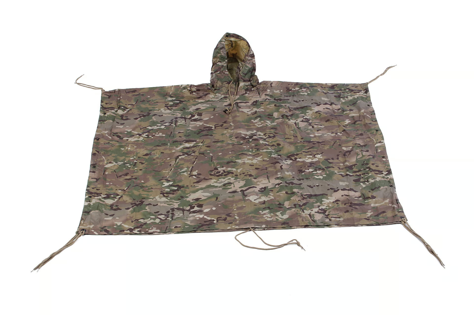 military camouflage raincoat ponchon