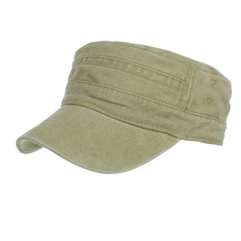 relanfenk bucket sun hats washed cotton military caps cadet caps unique design vintage flat top cap