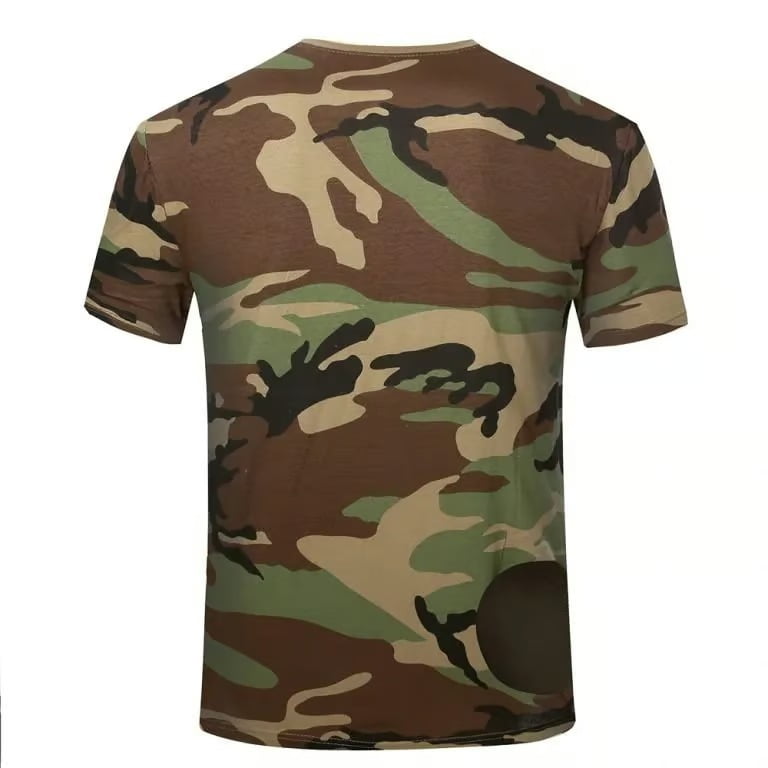 woodland camouflage tshirt