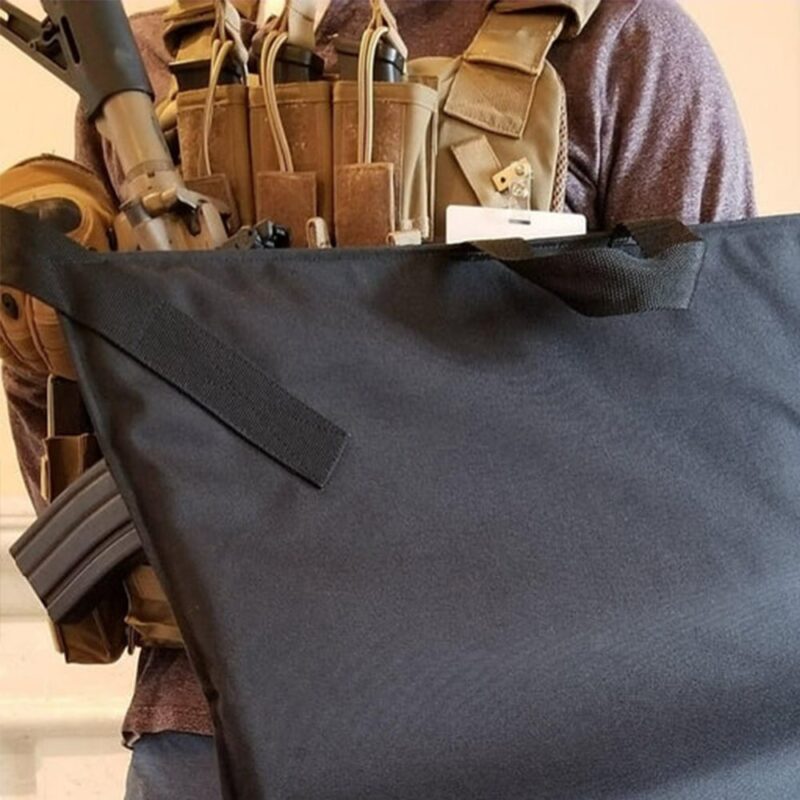 Multi-Directional Grab Handles Enhanced Protection Ballistic Blanket