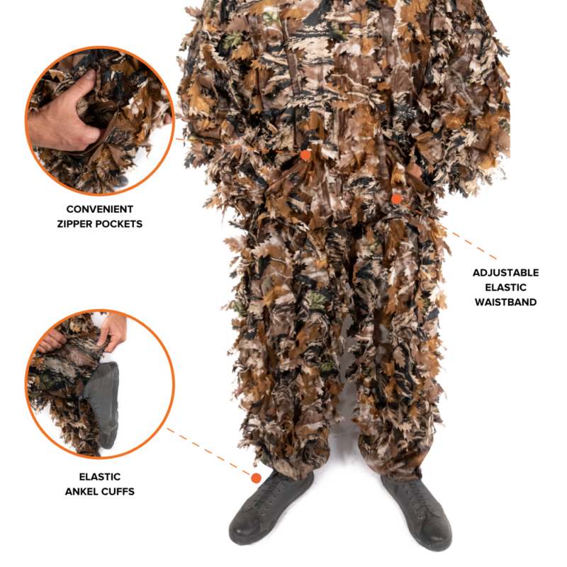3D Leaf Suit Lightweight Camouflage with Laser