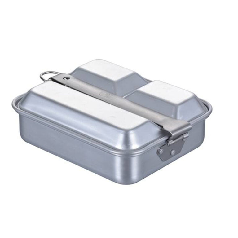 Aluminum Army Military Lunch Box Aluminum Camping Mess Tin