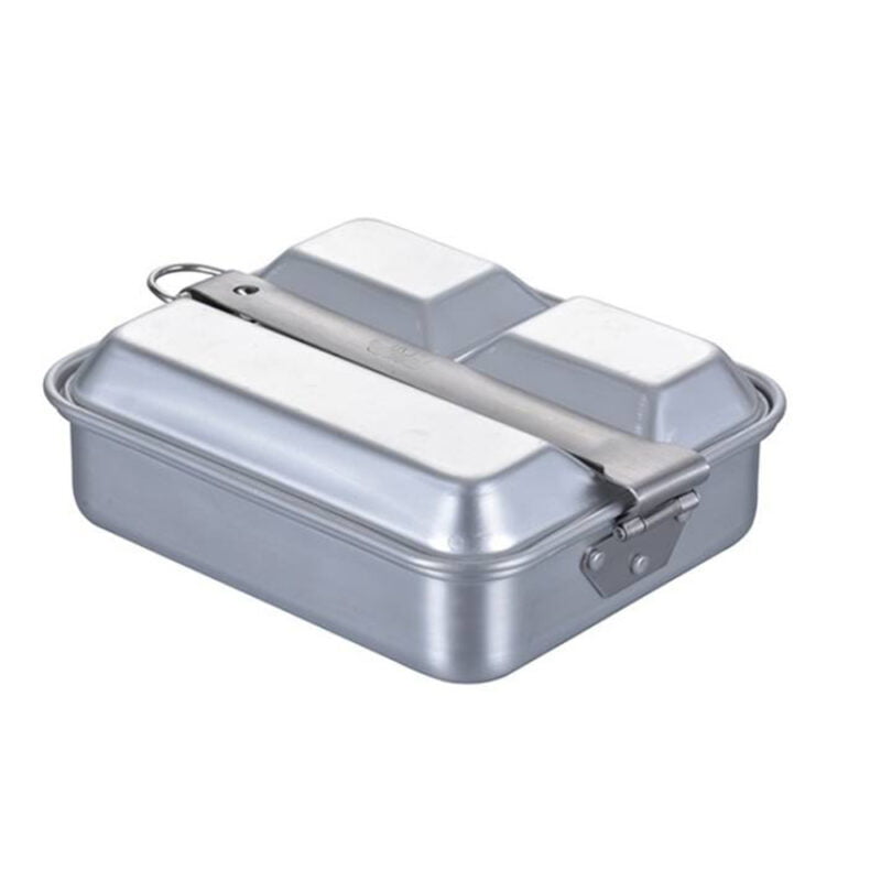 Aluminum Army Military Lunch Box Aluminum Camping Mess Tin