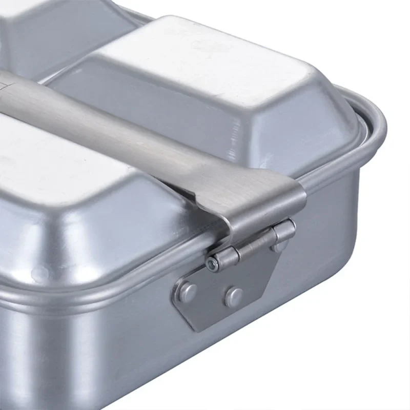 Aluminum Army Military Lunch Box Aluminum Camping Mess Tin