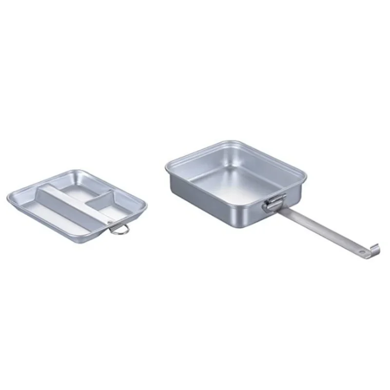 Aluminum Army Military Lunch Box Aluminum Camping Mess Tin