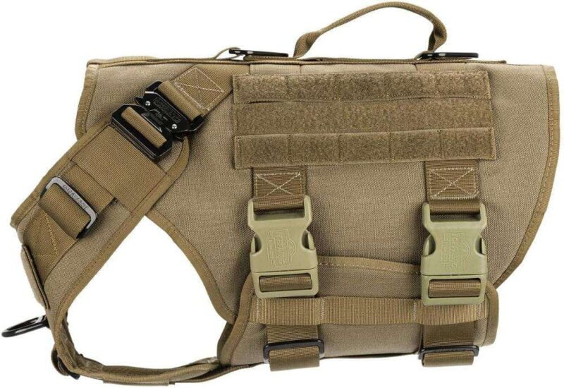 BSCI Supplier Outdoor OEM Durable Adjustable Molle Dog Tactical Vest