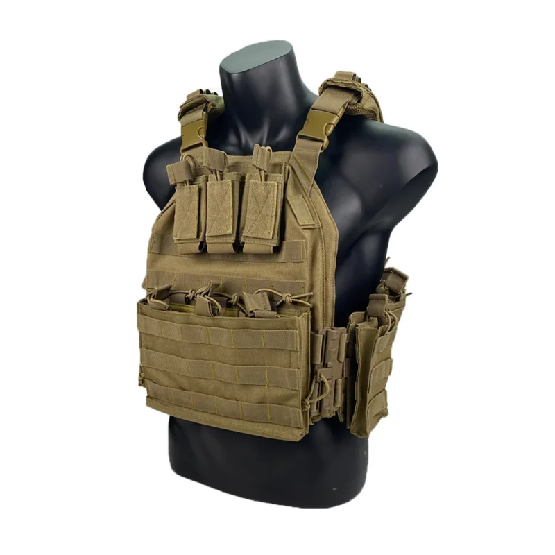 Custom Quick Release Plate Carrier Khaki
