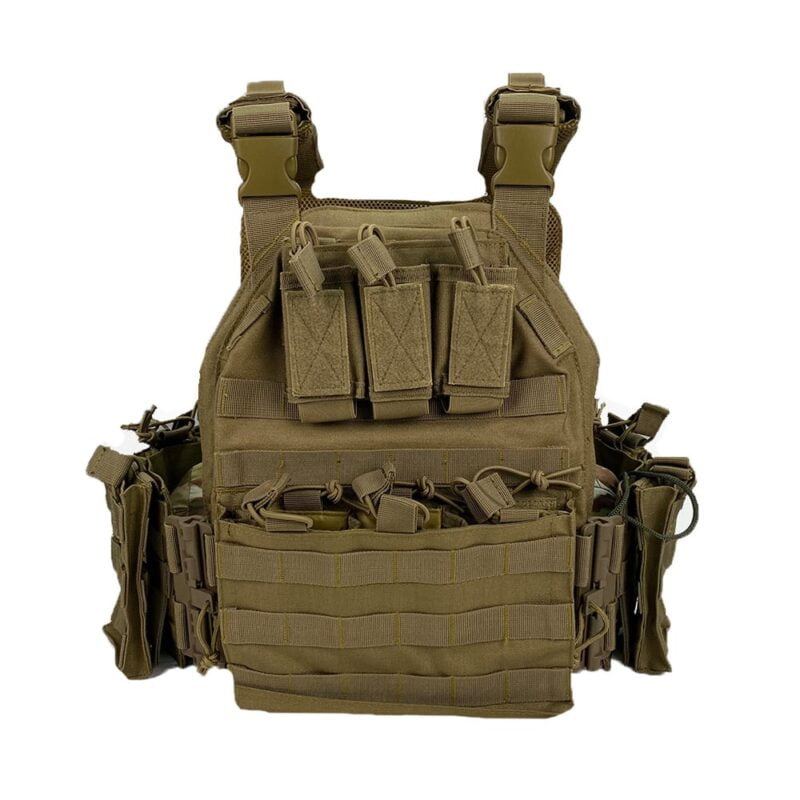 Custom Quick Release Plate Carrier Khaki