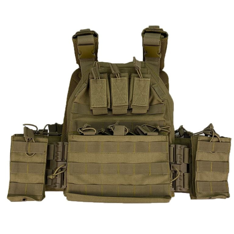Custom Quick Release Plate Carrier Khaki