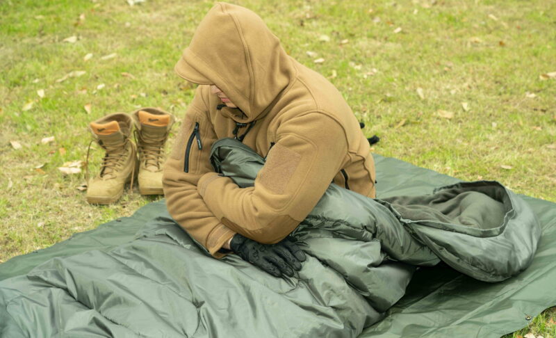 Customized Ultralight Portable 3 Season Outdoor Fleece Camping Sleeping Bag