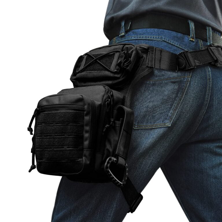 Drop Leg Bag for Men Military Tactical Thigh Pack Pouch