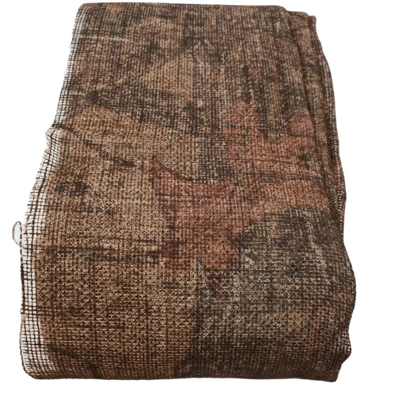 Eco Friendly Camo Burlap Print Jute Fabric Net