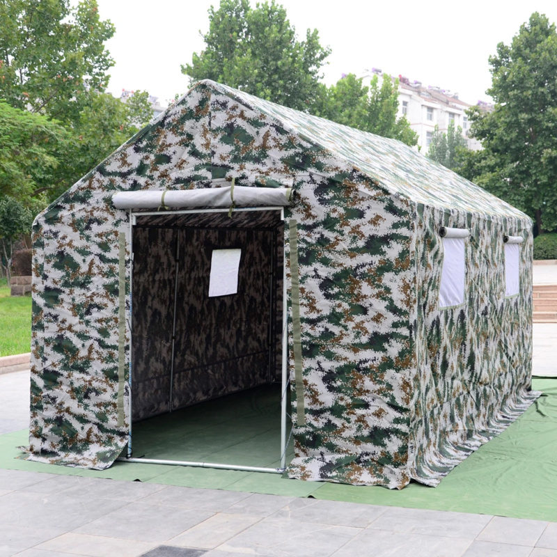 Waterproof Four Seasons Canvas Army Military Camping Tent