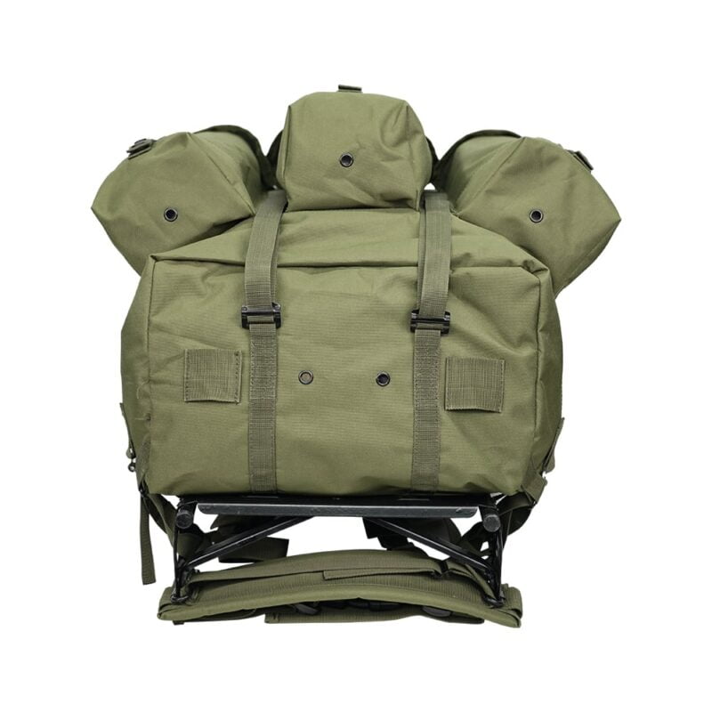 Large Olive Drab Tactical Rucksack Pack ALICE Backpack With Metal Frame