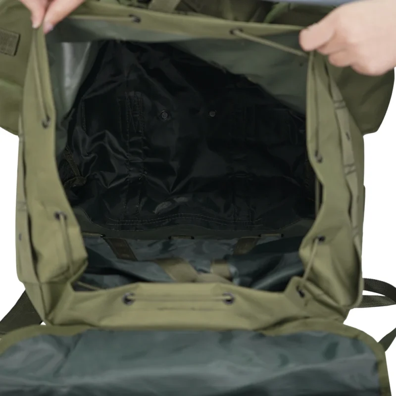 Large Olive Drab Tactical Rucksack Pack ALICE Backpack With Metal Frame