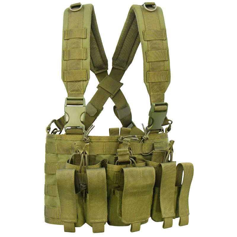 Light Weight 1000D Nylon Outdoor Waterproof Chaleco Tactico Combat Tactical Vest Chest Rig