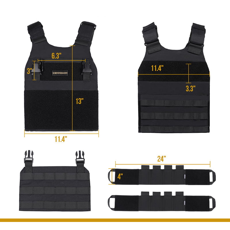 tactical vest Size