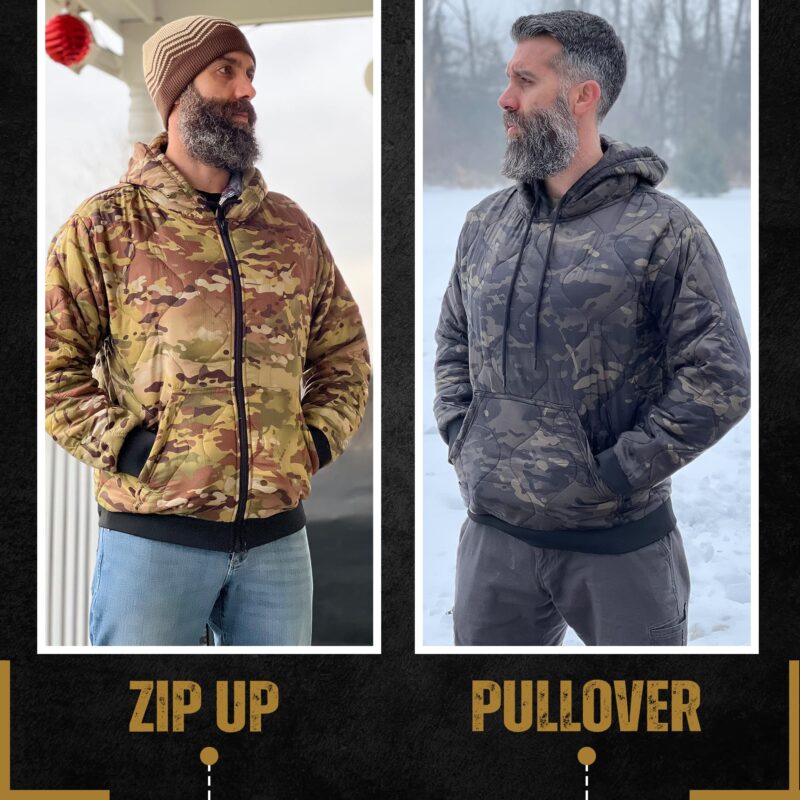 Men's Millitary Waterproof Tactical Softshell Woobie Hoodie