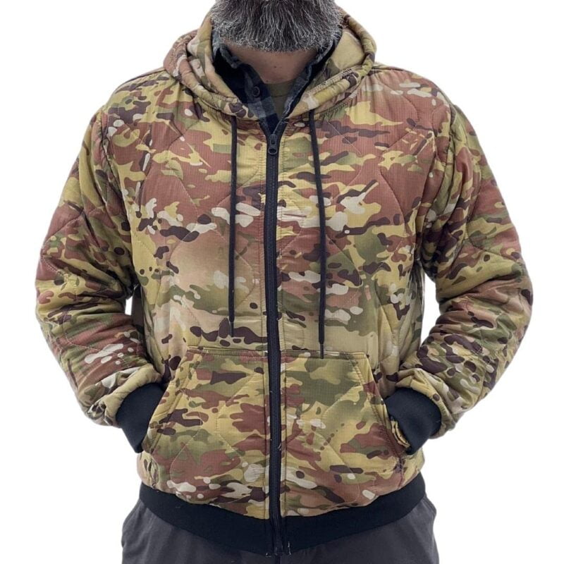 Men's Millitary Waterproof Tactical Softshell Woobie Hoodie