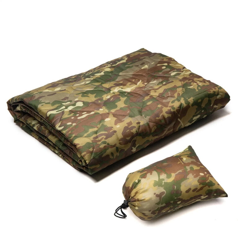 Military Style Outdoor Camping Hiking Traveling Multicam Poncho Liner Woobie Blanket