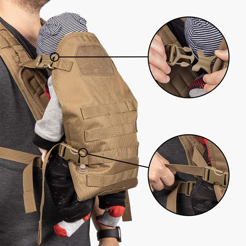 Baby Child Shoulder Carrier Seat Tactical New Born Baby Carrier