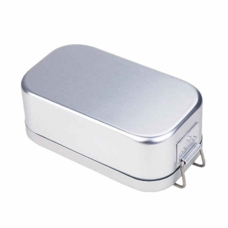 Outdoor Dining Zennison Aluminum Japanese Military Outdoor Kitchen Bento Lunch Box Container Mess Tin