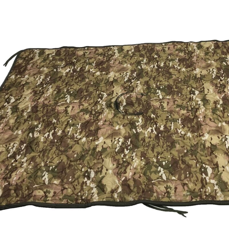 Poncho Liner with Zipper CP camouflage