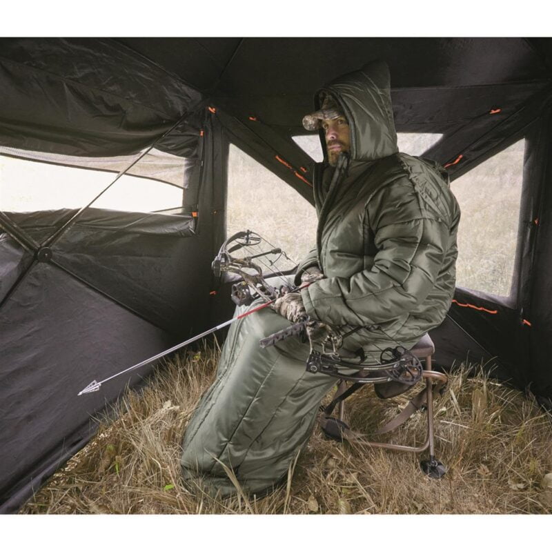 Sniper Sleeping Bag with Arms for Military Adults Cold Weather Hunting