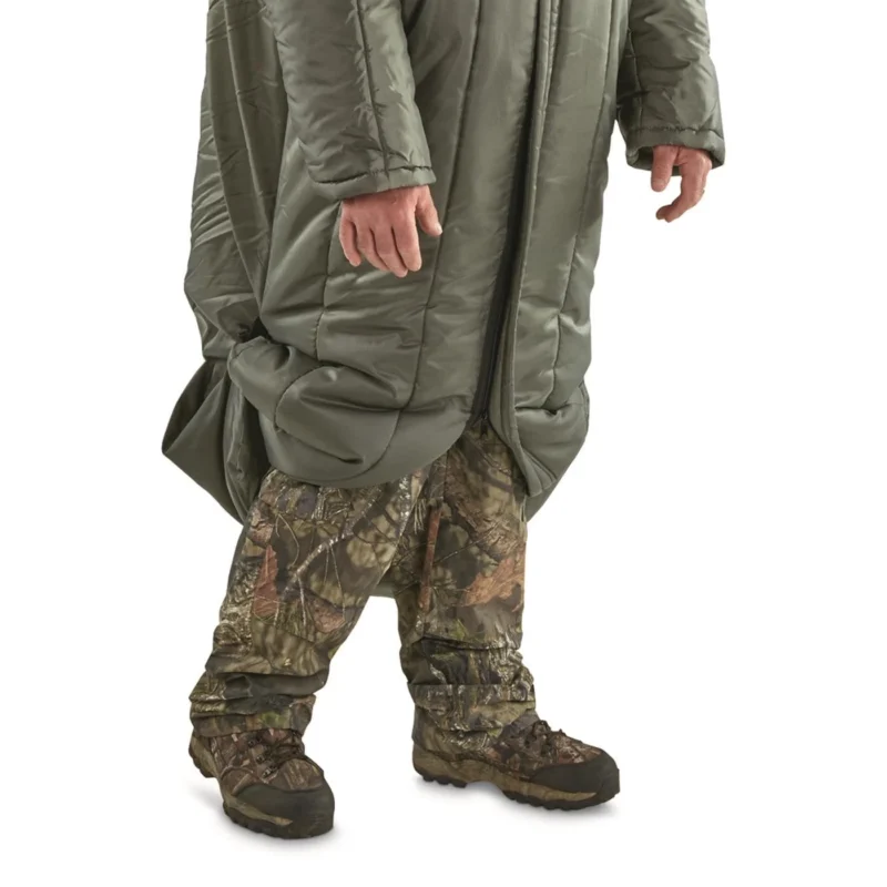 Sniper Sleeping Bag with Arms for Military Adults Cold Weather Hunting