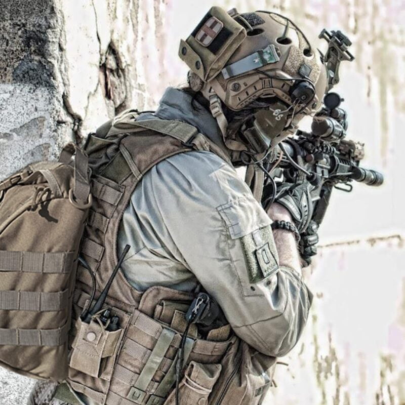 Tactical Helmet Bag Pack Molle Storage for Shooting Combat Helmets