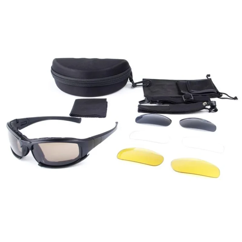 Military Army Tactical Goggles Anti Fog Interchangeable 3 Lens Polarized Sunglasses Shooting Glasses