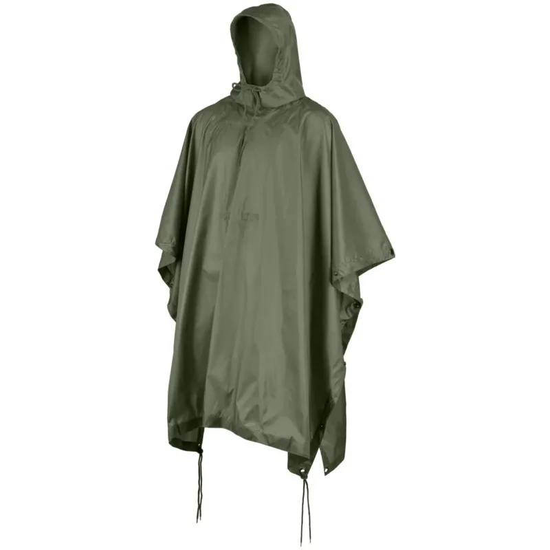 US GI Issue Military USMC Style Poncho Ripstop OD Green