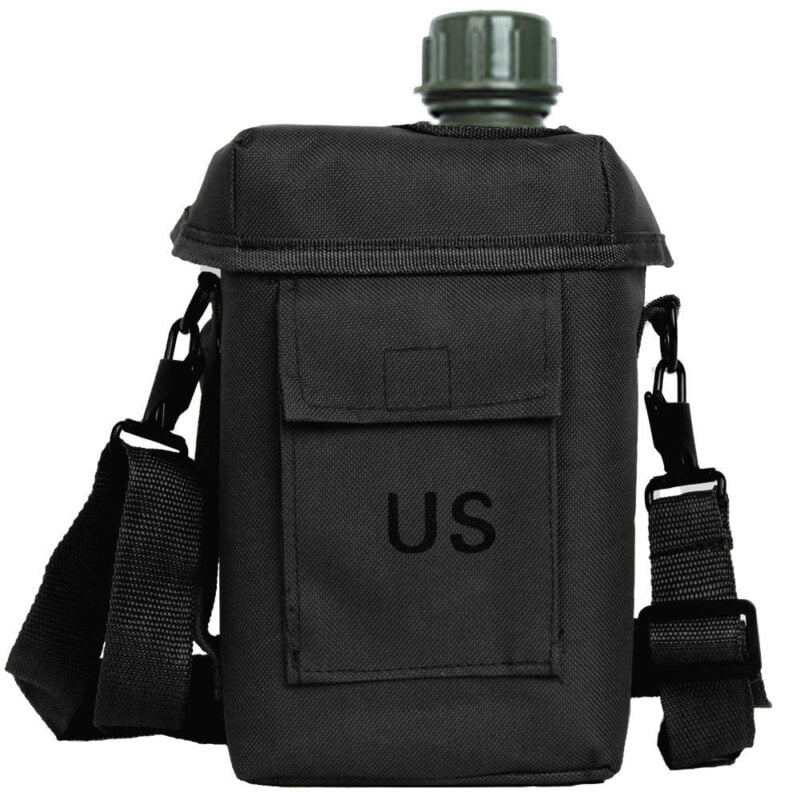 US Three Piece Set Tactical Thermal Insulation Outdoor Drinking Canteen Water Bottle
