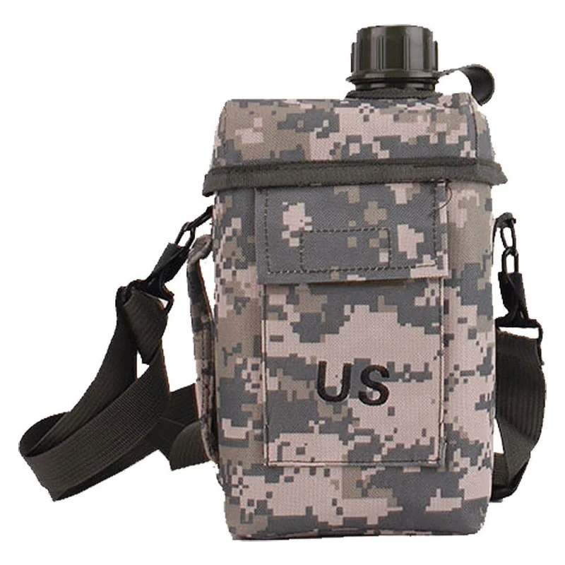 US Three Piece Set Tactical Thermal Insulation Outdoor Drinking Canteen Water Bottle