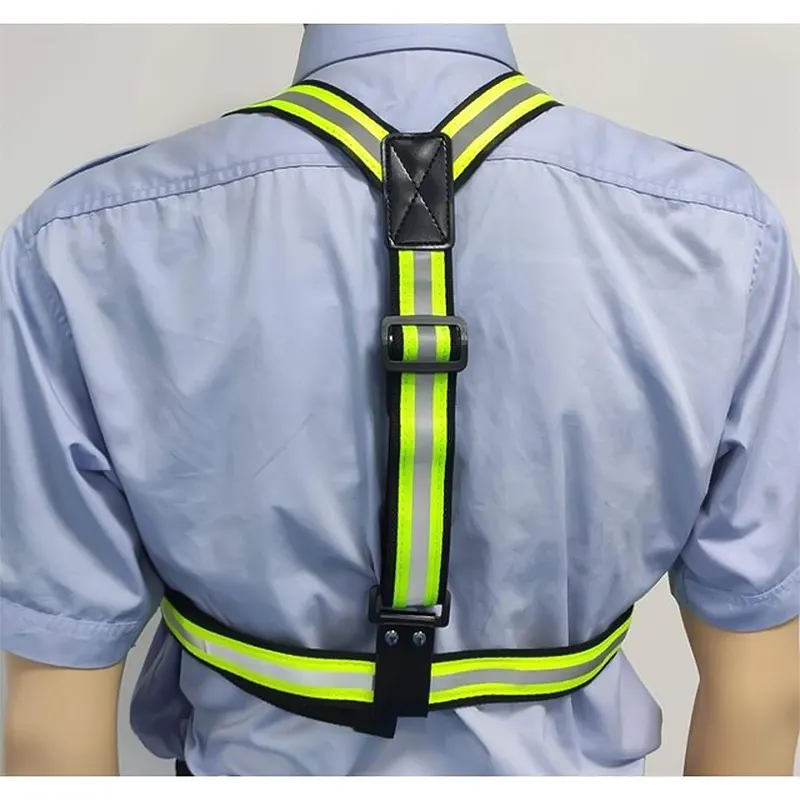Double Shoulder Strap Safety Work Belt for Law Enforcement Recording