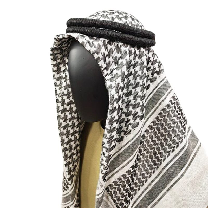 Muslim Hijab Caps Printed Square Scarf Islamic Arab Dubai Saudi Arabian Men's Headscarf Turban