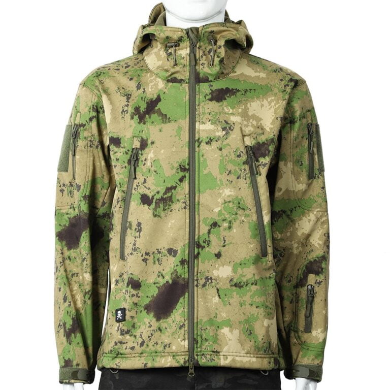 outdoor waterproof windproof soft shell men's fleece jacket