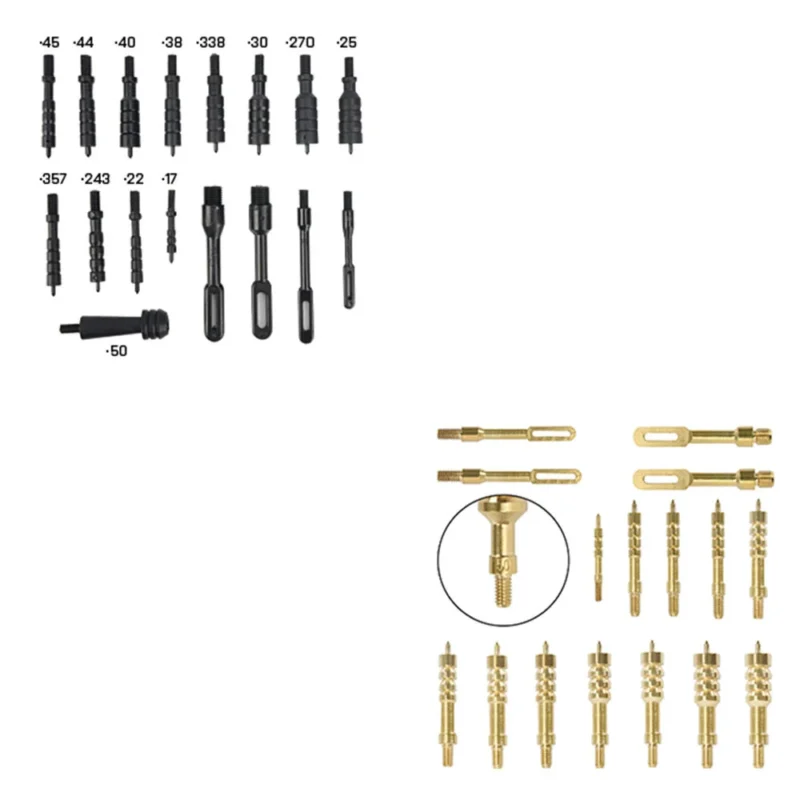 Universal Barrel Clean Brass Brushes Customized 9mm Best Gun Cleaning Kit