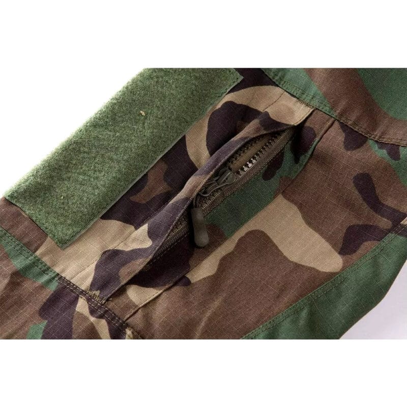 men's tactical outdoor camo long sleeve shirt