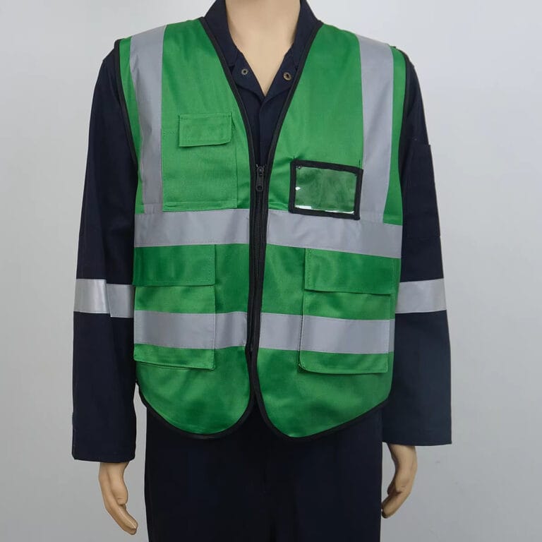 Multi-Functional Pockets Factory Supply Reflective Safety Vest with Logo