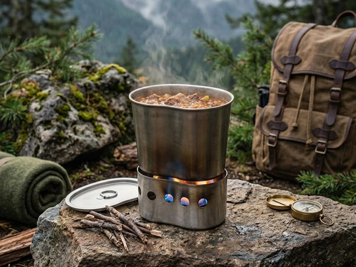 Classic Modular Field Cooking Mess Tin Set